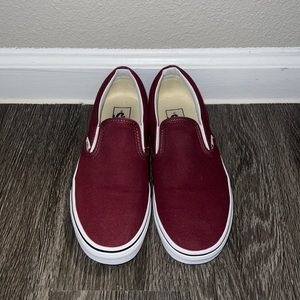 Maroon Vans